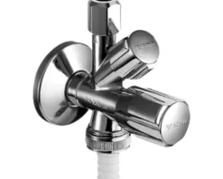 SCHELL Eckventil Kombiventil COMFORT RV 3/8" AG Rückflussverhinderer Fettkammeroberteil selbstdichtend chrom 035440699