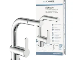 SCHÜTTE Waschtischarmatur LONDON chrom 79710