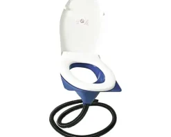 SEPARETT Urin-Trenneinsatz Privy 501 weiß/blau mit WC-Sitz 1121-03