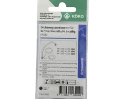 Sortiment Schwenkausläufe O-Ringe 6 Stück