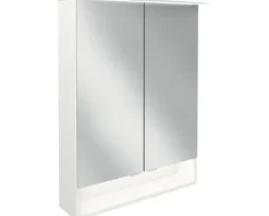 Spiegelschrank FACKELMANN 60 x 23.1 x 80.9 cm weiß 2-türig LED