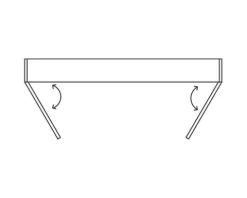 Spiegelschrank Legs 60 x 15 x 75 cm mintgrün