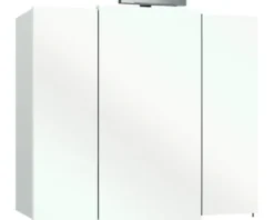 Spiegelschrank Pelipal 83 x 20 x 73 cm weiß hochglanz 3-türig LED IP 44