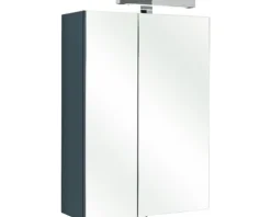 Spiegelschrank Pelipal 2-türig anthrazit 50 x 70 cm