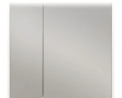 Spiegelschrank Baden Haus Nizza 70.0 x 15.0 x 67.0 cm weiß hochglanz 2-türig LED IP 44 (fremdkörper- und spritzwassergeschützt)