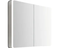 Spiegelschrank Focco Mia 80 x 70 x 11,5 cm grau matt LED IP 44
