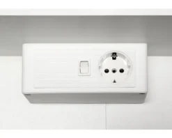 Spiegelschrank Held Möbel 60 x 20 x 66 cm dunkelgrau 3-türig 003