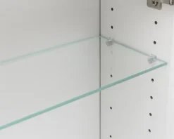 Spiegelschrank Held Möbel 60 x 20 x 66 cm dunkelgrau 3-türig 003