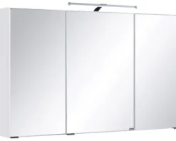 Spiegelschrank Held Möbel 100 x 20 x 66 cm weiß 3-türig 005