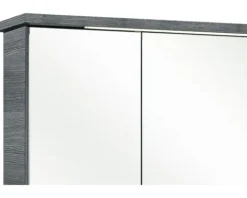 Spiegelschrank Pelipal Cesa III 115 x 20 x 72 cm graphit streifen quer 3-türig LED IP 44