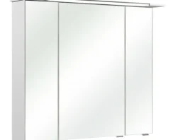 Spiegelschrank Pelipal Licata II 82 x 23,5 x 71 cm weiß hochglanz 3-türig LED IP 44