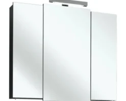 Spiegelschrank Pelipal Mainz Livorno I 68 x 20 x 73 cm anthrazit 3-türig IP 44