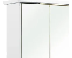 Spiegelschrank pelipal 3 trg. Agira weiß 72x75 cm IP 44 (fremdkörper- und spritzwassergeschützt)