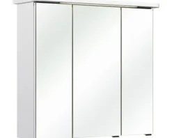 Spiegelschrank pelipal 3 trg. Agira weiß 72x75 cm IP 44 (fremdkörper- und spritzwassergeschützt)
