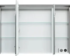 Spiegelschrank Pelipal xpressline 3261 105 x 16 x 72 cm grau 3-türig LED