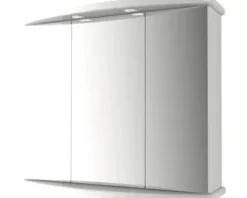 Spiegelschrank 3-türig 77x65,5cm weiß
