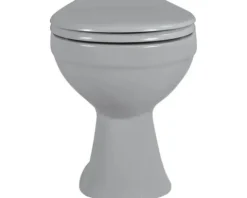 Stand-WC Tiefspüler ohne Spülrand manhattan glänzend ohne WC-Sitz