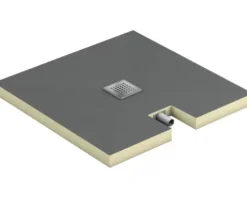 swisspor Befliesbares Duschelement swissporBOARD Doccia Integrato zentral 90 x 120 x 10 cm DN 50 0,8 l/s Ablauf zur langen Seite 303948