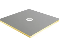 swisspor Befliesbares Duschelement swissporBOARD Doccia Punto 150 x 150 x 4 cm Ablauf zentral 300065