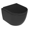Taharet Dusch Wc Schwarz Matt mit Soft Close Wc Sitz