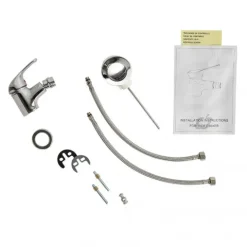 3-teiliges Badarmaturen-Set für Waschtisch, Bidet und Dusche