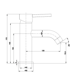 2-teiliges Badarmaturen-Set in mattschwarz | Fassa