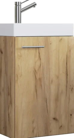 2-tlg. Gäste WC Waschplatz Waschtisch schmal Slito