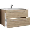 2-tlg. Waschplatz Waschtisch Badinos 2 Schublade