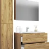 4-tlg. Waschplatz Waschtisch Badinos Schublade SC