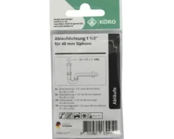 TPE-Ring 36 x 45 x 2 mm 70 Sh.A für Abläufe 1 1/2