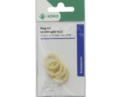 TPE-Ring 15 x 21 x 1,5 mm 70 Sh.A für Mischdüse M22