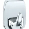 Universalhaken chrom 2er