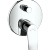Unterputz Wannenmischer hansgrohe Metris 31487000 mit integrierter Sicherungskombination nach EN1717