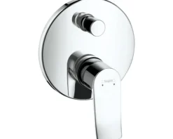 Unterputz Wannenmischer hansgrohe Metris 31487000 mit integrierter Sicherungskombination nach EN1717