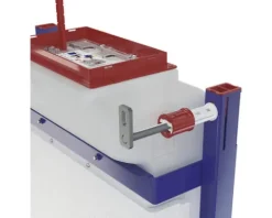 veporit. Vorwandelement für Wand-WC ICUBOX WC 858 Duo H: 858 mm Betätigung von vorne und von oben inkl. Einwurfschacht und Wandbefestigung