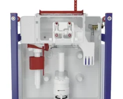 veporit. Vorwandelement für Wand-WC ICUBOX WC 858 Duo H: 858 mm Betätigung von vorne und von oben inkl. Einwurfschacht und Wandbefestigung