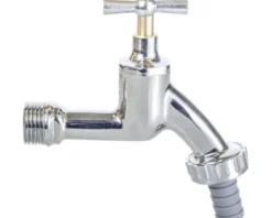 veporit. Auslaufventil 1/2" mit Knebelgriff verchromt