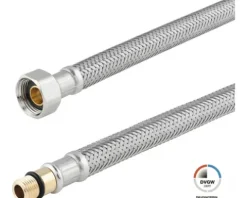 veporit Flexschlauch für Armaturen 3/8" IG x M10 L15,5mm x 300 mm DVGW geprüft