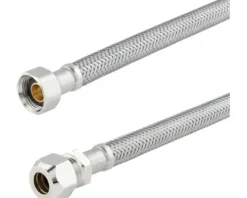 veporit Flexschlauch 3/8" IG x 3/8" AG mit Quetschverschraubung 10 mm x 1000 mm DVGW geprüft