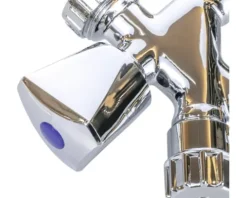 veporit. kombiniertes Eckventil 1/2" mit Geräteanschluß chrom