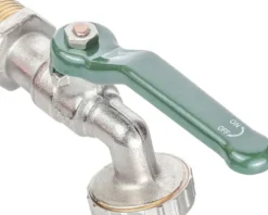veporit. Kugel-Auslaufhahn 3/4" grün