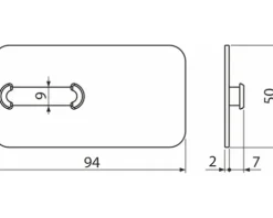 Verankerungunterlage Schallschutz AS-P003-1200