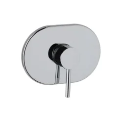 Verchromtes Badarmaturen-Set aus Waschtisch, Bidet und Unterputz-Duscharmatur | Fassa