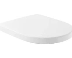 Villeroy & Boch Wand-WC Set O.novo Tiefspüler offener Spülrand weiß glänzend mit WC-Sitz 5688HR01