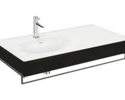 VitrA Möbelwaschtisch Equal 1025 x 520 mm weiß glänzend Holzblende Ulme 64089