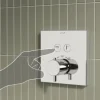 VitrA Unterputz Thermostat Dusche ROOT SQUARE AQUACONTROL chrom ohne Unterputzgrundkörper A42746