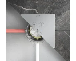 VitrA Unterputz Thermostat Dusche ROOT SQUARE AQUACONTROL chrom ohne Unterputzgrundkörper A42746