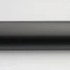 Walk In Duschwand Breuer Panorama 140 cm Dekor Satiniert Profilfarbe schwarz