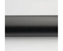 Walk In Duschwand Breuer Panorama 140 cm Dekor Satiniert Profilfarbe schwarz