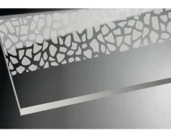 Walk In Duschwand Breuer Entra 120 cm Dekor Terrazzo weiß Profilfarbe chrom